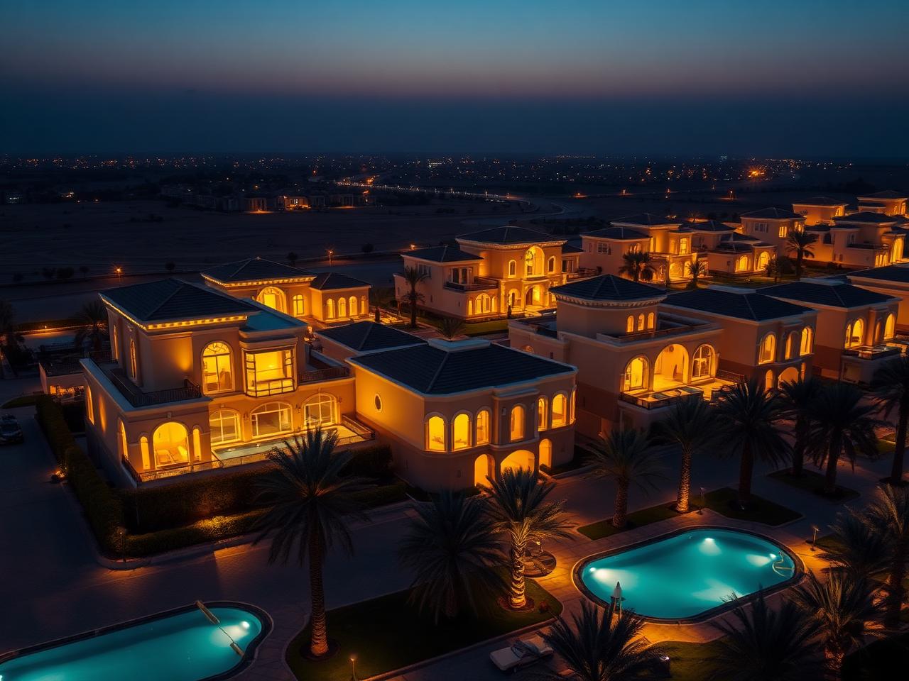 فلل النخيل الذهبيّة